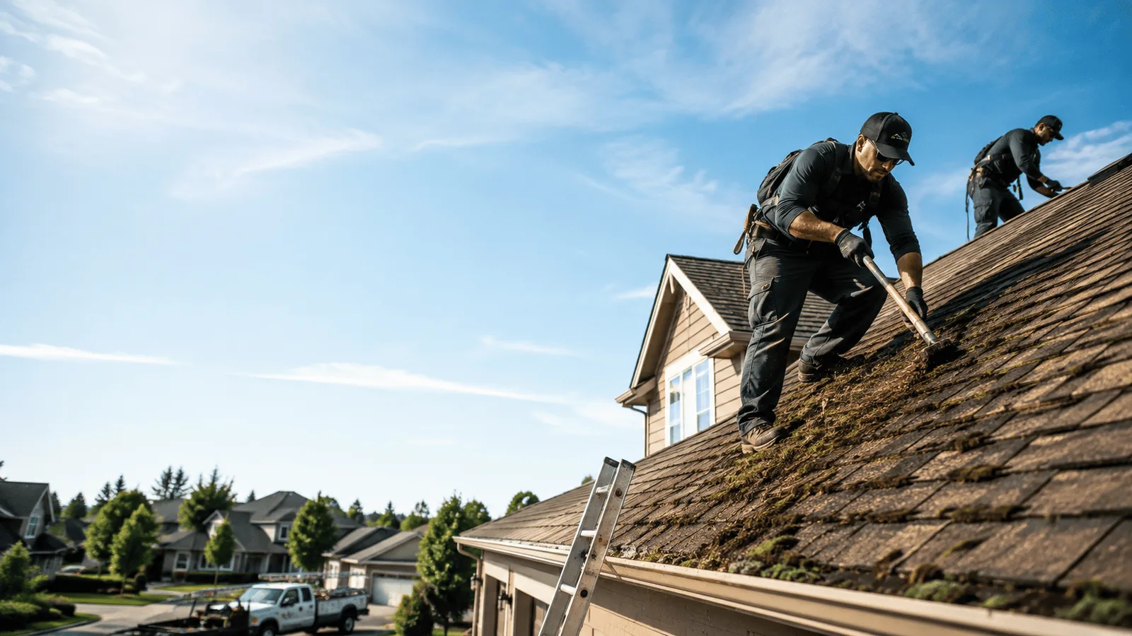 Roof Moss Removal in New Harbor, ME near me